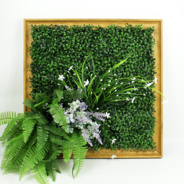 Designer de decoração para casa parede interior quadro verde com folhagem